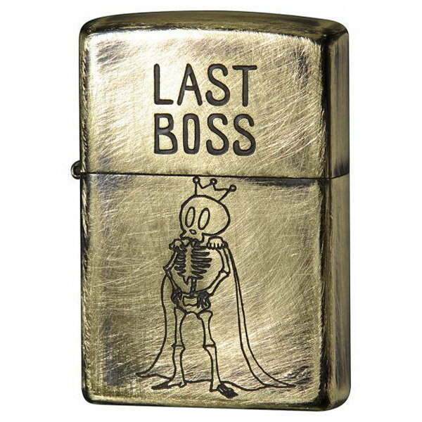 Skull Message スカルメッセージ ラスボス的あなたへ 2UDB-BOSS ZIPPO ジッポー オイル ライター 喫煙具