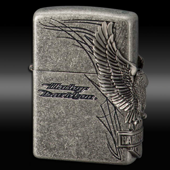 HARLEY DAVIDSON 日本限定モデル HDP-65 ◆ZIPPO ジッポー オイル ライター 喫煙具 ハーレー ダビッドソン