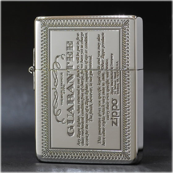 1935レプリカ ギャランティー SV ◆ZIPPO ジッポー オイル ライター 喫煙具 -1935 Replica- 保証書 Guarantee Silver