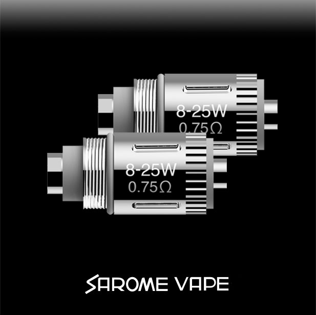 SAROME VAPE-2 用コイル 2P（0.75Ω） ◆ZIP