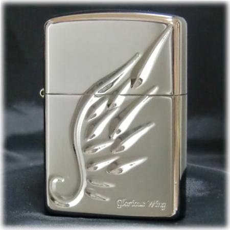 レジェンド オブ アーマー V-WING SILVER ◆ZIPPO ジッポー オイル ライター 喫煙具 エンジェル（天使） その他