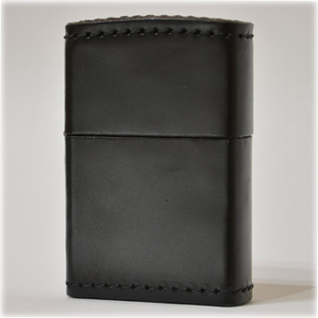 革 zippo 革巻き コードバン 馬革 ブラック ◆ZIPPO ジッポー オイル ライター 喫煙具 -Cordovan- Horse Leather Black 黒