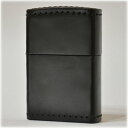 革巻きジッポ 革巻き コードバン 馬革 ブラック ◆ZIPPO ジッポー オイル ライター 喫煙具 -Cordovan- Horse Leather Black 黒