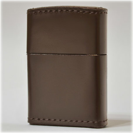 革巻きジッポ 革巻き コードバン 馬革 ブラウン ◆ZIPPO ジッポー オイル ライター 喫煙具 -Cordovan- Horse Leather Brown 茶