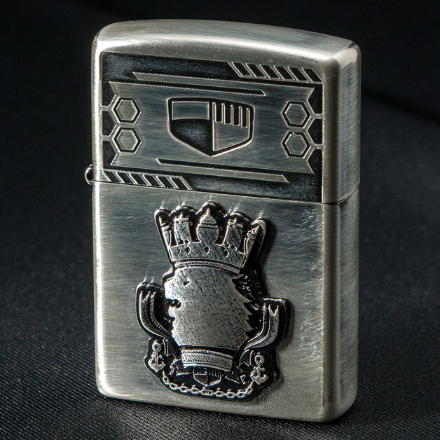 アズールレーン 半立体メタルZIPPO ロイヤル ◆ZIPPO ジッポーオイル ライター 喫煙具 両面加工