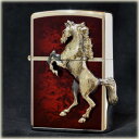 ウィニングウィニー ディープレッド ◆ZIPPO ジッポー オイル ライター 喫煙具 WinningWhinny 馬 ウマ うま HORSE