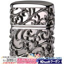10%OFF配布中◇ メタルジャケット デビル シルバー鏡面 (2NMJ-DEVIL20) ◆ZIPPO ジッポー オイルライター 喫煙具 METAL JACKET クール 両面 唐草