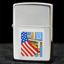1998年製 #250 ポスタルサービス 「フラッグ」 新品未使用 ◆喫煙具 ZIPPO ジッポー オイルライター 切手 製造年 年代こだわり 生まれ年 プレゼ...