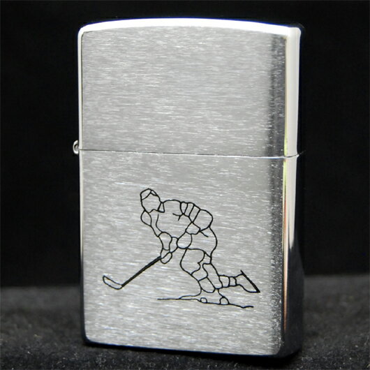 1998年製 #200エッチング＆ペイント オールドスポーツ「ホッケー」 新品未使用 ◆喫煙具 ZIPPO ジッポー オイルライター 製造年 年代こだわり 生まれ年 プレゼントにおすすめ