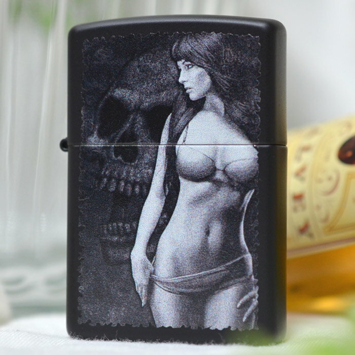 セクシーＺｉｐｐｏ SEXY ZIPPO Z218-098032 スカル　◆喫煙具 ZIPPO ジッポーライター オイルライター セクシー 黒 ブラック