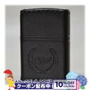 10%OFFクーポン◇ 本牛革巻手縫 リアルレザー 月桂樹 B-7 ブラック ◆ZIPPO ジッポー オイルライター RealLeather 革巻き 黒