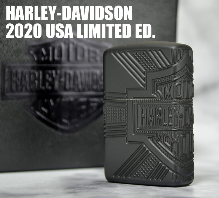 限定モデル zippo HARLEY-DAVIDSON 2020USA限定モデル ◆喫煙具 ZIPPOライター ジッポー ハーレーダビッドソン ブラック 黒