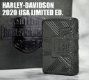 限定モデル zippo HARLEY-DAVIDSON 2020USA限定モデル ◆喫煙具 ZIPPOライター ジッポー ハーレーダビッドソン ブラック 黒