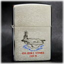 ミリタリーＺｉｐｐｏ アメリカ海軍戦艦 STENNIS ステニス CVN74 ◆ZIPPO ジッポー オイルライター 喫煙具 ミリタリー