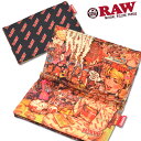 RAW JAPANガール シャグポーチ ブラック ◆ トラベルポーチ 携帯用シャグポーチ 手巻き RYO タバコ 喫煙具 ロウ ナチュラル 無添加 収納 持ち運...