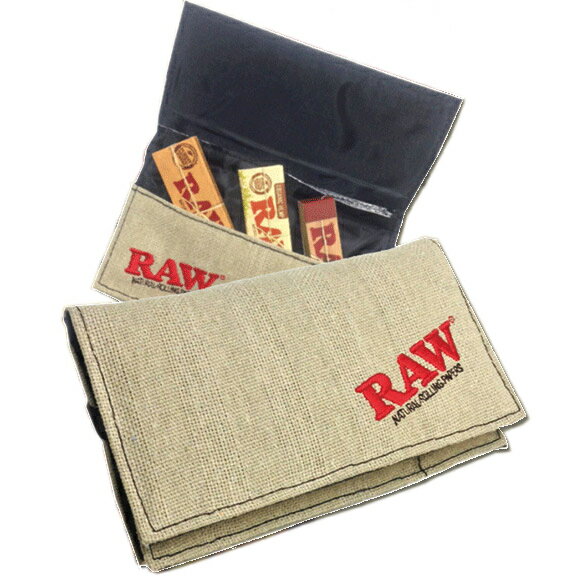 RAW ロゴ トラベルポーチ ◆手巻き シャグ RYO タバコ 喫煙具 ロウ RYO ナチュラル 無添加 収納 携帯 持..