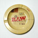 RAW メタル・アシュトレー マグネット付 ◆手巻き シャグ RYO タバコ 喫煙具 ロウ ナチュラル 無添加 磁石 卓上灰皿