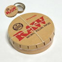 RAW 丸缶ケース ◆手巻き シャグ RYO タバコ 喫煙具 ロウ ナチュラル 無添加 ベージュ