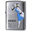 WINDY DESIGN エッチング&色入れ「青」 200-WINDYBL ◆ ウィンディ ガール #200 ブルー BLUE 喫煙具 ZIPPO ジッポー オ...
