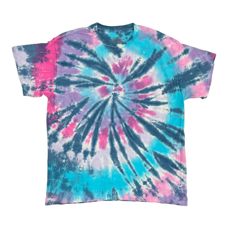 【メール便対応】 Eye-Dye - タイダイTシャツ PASTEL BUBBLEGUM CENTER BURST