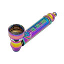 【メール便対応】 Bulldog エンボス メタルパイプセット レインボー