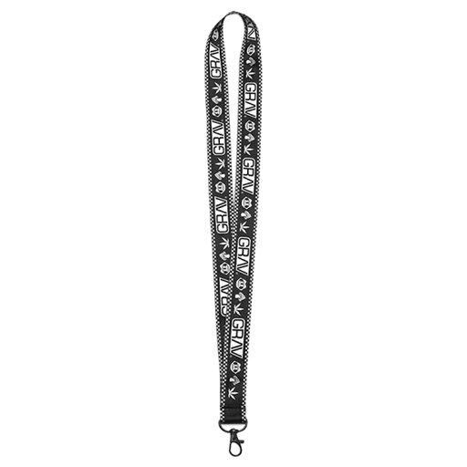 【メール便対応】 GRAV - Lanyard ロゴ ストラップ 【メール便対応】 GRAV - Lanyard ロゴ ストラップ