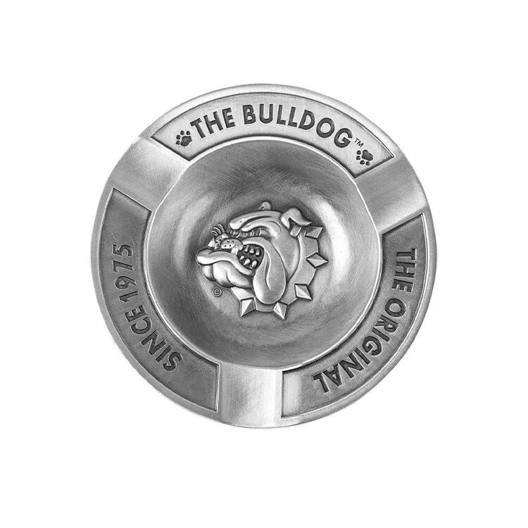 【メール便対応】 Bulldog エンボス メタル灰皿