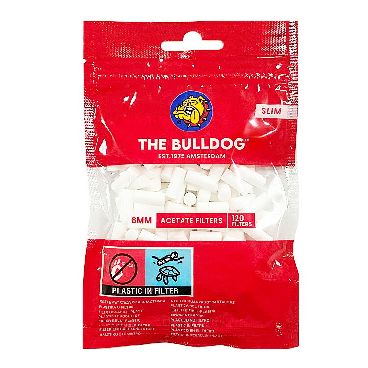 【メール便対応】 Bulldog アセテート フィルター スリム