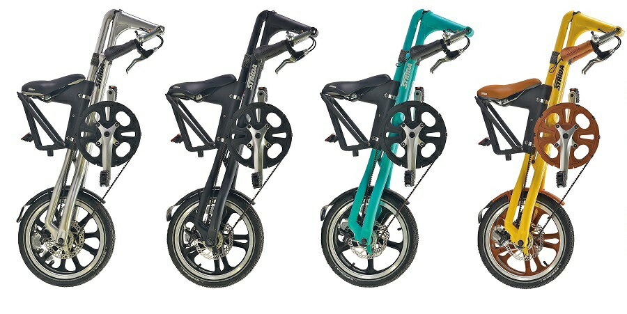 ★[送料無料(一部地域除く)] STRiDA LT(ストライダ エルティー) 16インチ 折り畳み自転車 純正キックスタンド、折り畳みタイプペダル(FD-7BK)、純正輪行袋(ST-BB-007)付属