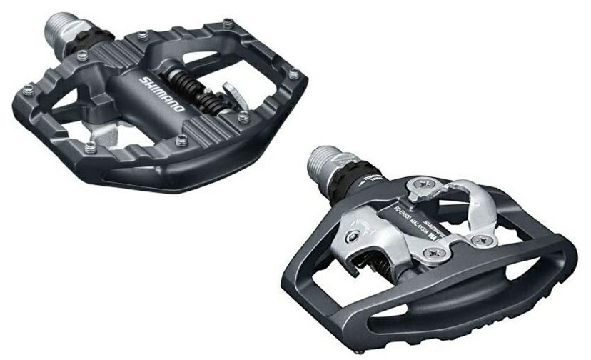 ●SHIMANO[シマノ] PD-EH500[EPDEH500] 片面ビンディング(SPD)／片面フラットペダル　自転車　ロードバイク／クロスバイク／トレッキング 【北海道・沖縄・離島地域 配送不可】