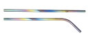 【こちらのお品はネコポスでの発送となります】★SILCA(シリカ) TITANIUM STRAW SET(チタニウム ストロー セット) ストレート+ベント2本...