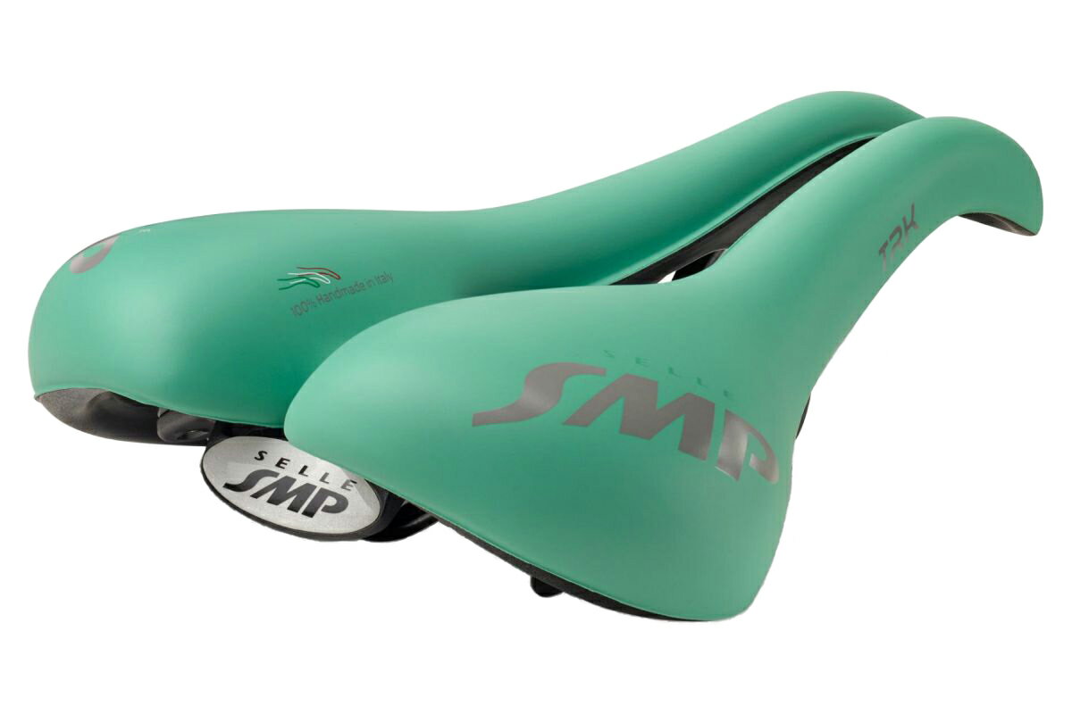 ●selle SMP(セラ エスエムピー) TRK LARGE LIGHT GREEN MATT(ティーアールケイ ラージ ライトグリーンマット) サドル TRKMED03-VB 【北海道・沖縄・離島地域 配送不可】
