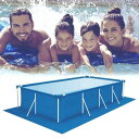 1ピース 大型プール 正方形 地布 リップカバー 防塵床布マット カバー用