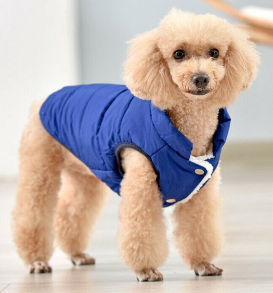 犬 ジャケット 冬 防寒 ベスト コート 小型犬 中型犬 綿入り 裏ボア 暖かい ドッグウェア おしゃれ か..