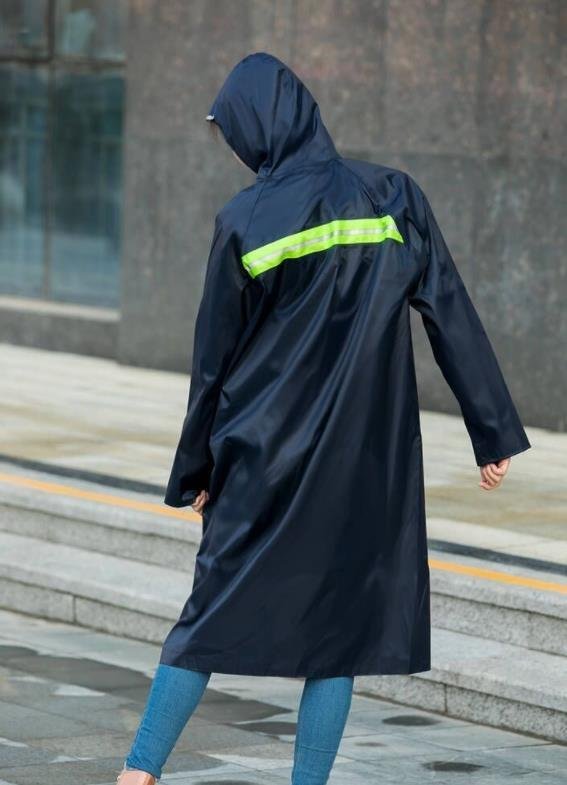 ファッション　レインウェアレインコートフード付きレディース メンズ　アウトドア　雨の日　防水　作業着　ロング丈bbq011