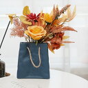 手提げのように見える花瓶 セラミック製 割れにくい 3色展開 花器 引っ掛け ドライフラワー 玄関 リビング ガーデン bbq026(3)