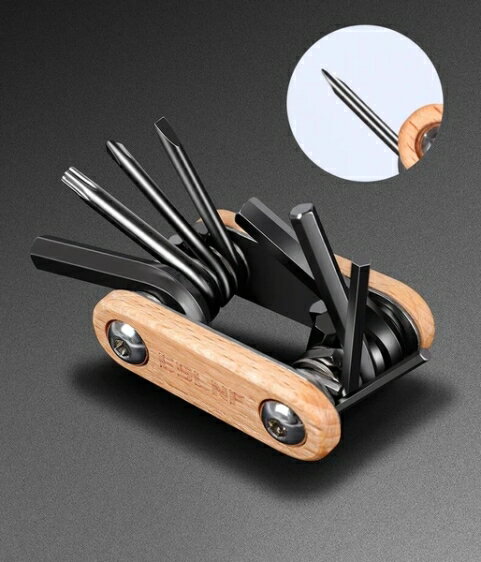 自転車 修理 工具 多機能 折り畳み 組合せ 工具 bbq199
