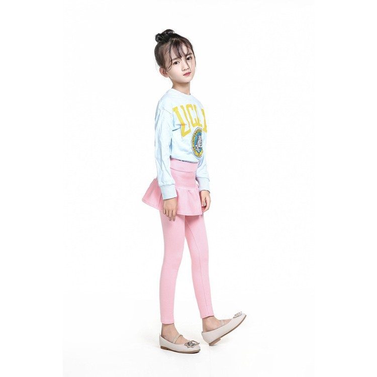 レギンス付きスカート 韓国子供服 可愛い キッズ 女の子 スカート ズボン 春秋冬 ...