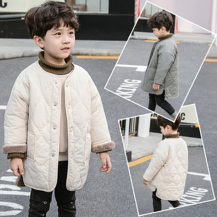 其它 - 子供服 中棉コート 個性 冬服 棉服 防寒抜群 裏起毛 キッズ 男の子 アウター コート ルミナスコート かっこいい かわいい