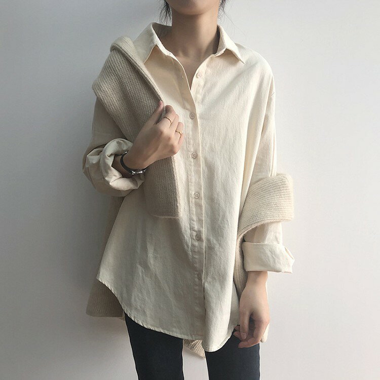 【メール便送料無料】レディースシャツ ゆったり 長袖 春 M,L大きいサイズ 無地 女性 シンプル ワイシャツ ブラウス 定番 ロング丈 桃色 黄色 紫 あんず色 青 ベーシック ブラウス ビジネス フォーマル カジュアル トップス おしゃれ 着痩 二次会