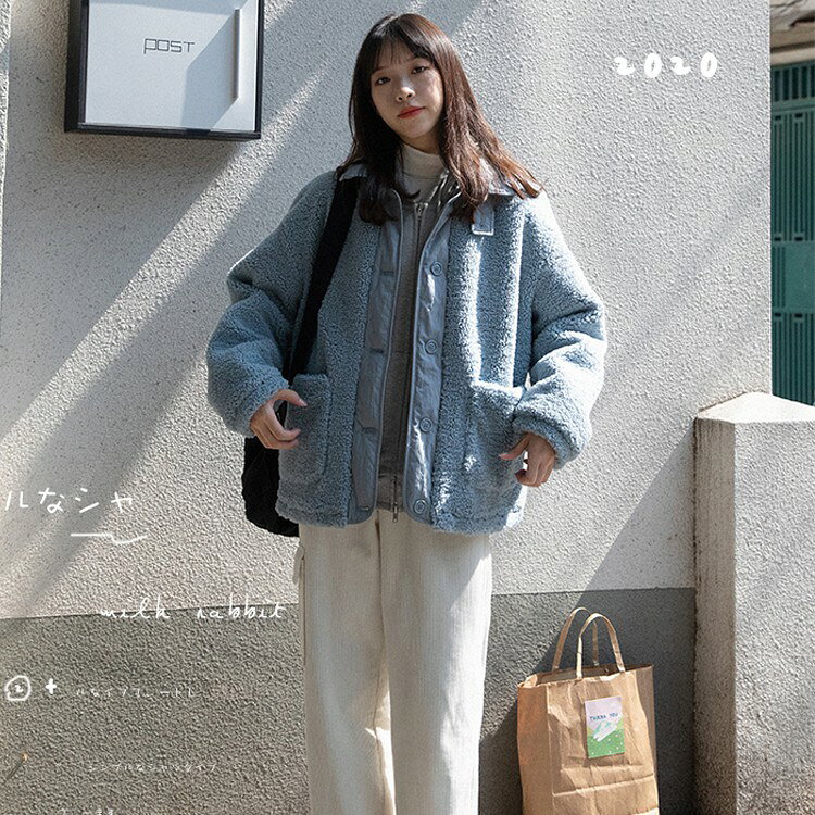 Rakuten - コート レディース 女性フリースファジャケット長袖ボア暖かい厚手チェスターコート 秋冬 アウター ロングコート お洒落 無地 ポケット付き