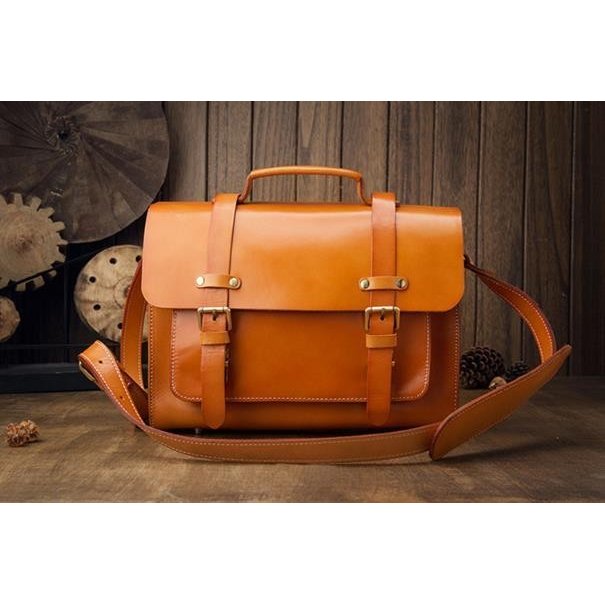 大容量 ヌメ革 牛革 栃木メンズレザービジネスバッグ 書類鞄 ハンドメイド 2wayショルダーバッグ 斜め..