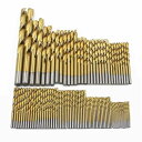 ドリル刃 99本 1.5〜10mm チタンコート HSS ツイストドリルビット セット チタンコーティング 面118度 木工穴あけ用