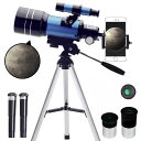 zmart 天体望遠鏡 F30070 単眼鏡 150倍ズーム HD ナイトビジョン 月 星 AZM70300 星空観察 望遠鏡架台 対物レンズ 接眼レンズ 天体...