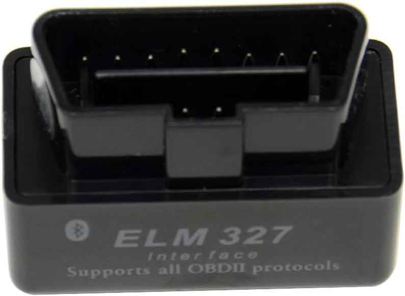 ELM327 黒 OBD2 Bluetooth Android ドングル ダブル PCB V1.5 PIC18F25K80 チップ 車 OBDII 診断 ツー..