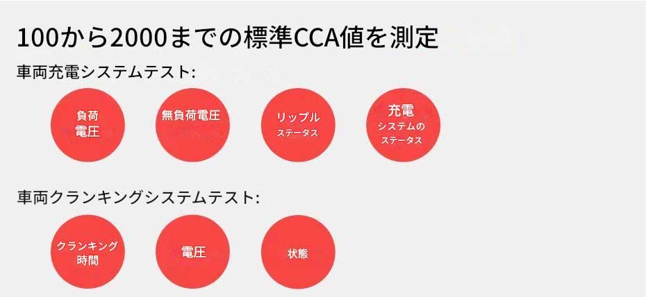 レバッテリーテスター12V2000CCAデジタルアナライザーレターパック送料無料