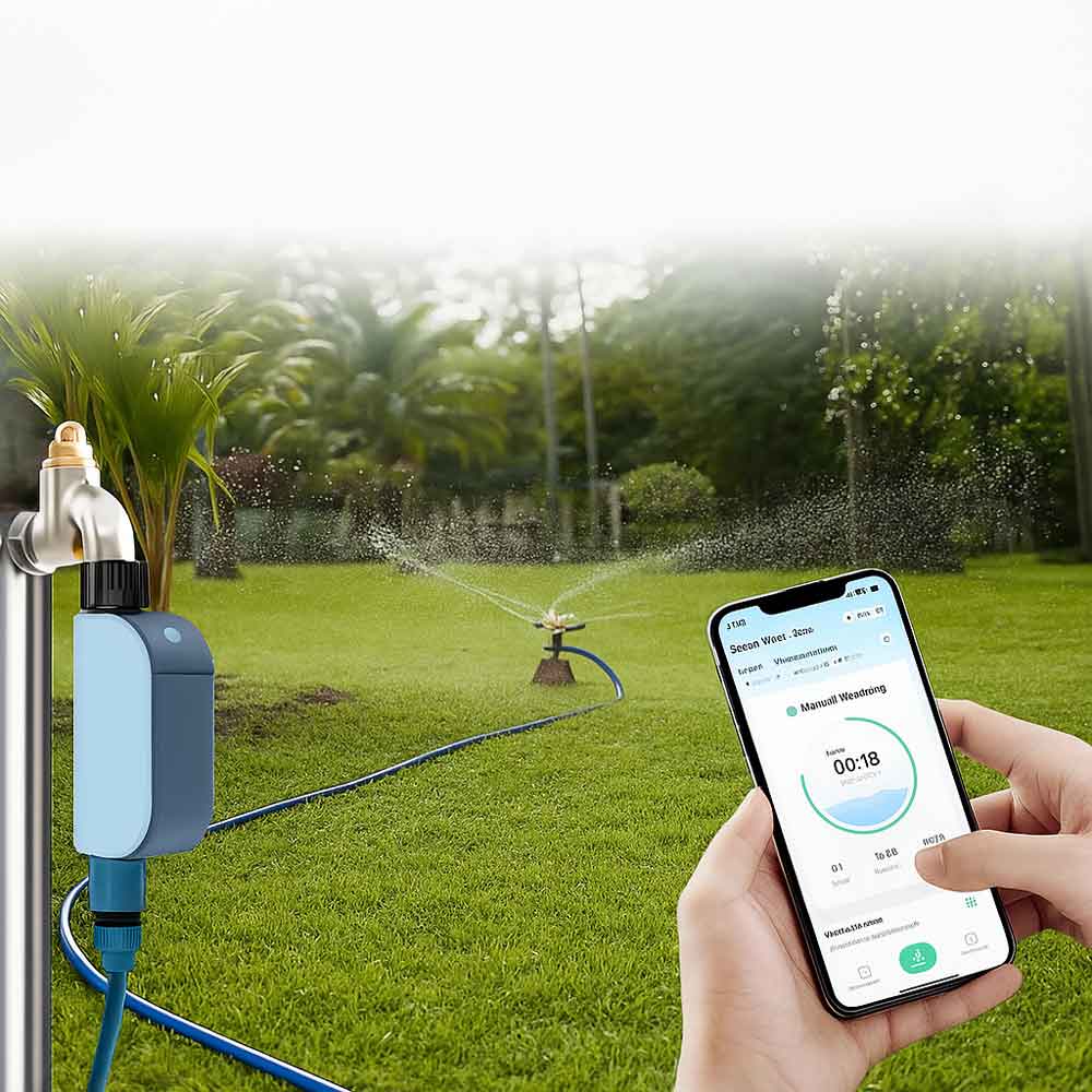 zmart スマート ガーデン 散水 タイマー Tuya 自動 スプリンクラー リモート ドリップ 灌漑 システム 屋外 水コントローラー バルブ Goole Home スマート散水タイマー 灌漑コントローラー 自動水やりシステム Tuya対応 スマートスプリンクラー 日本語説明書付き