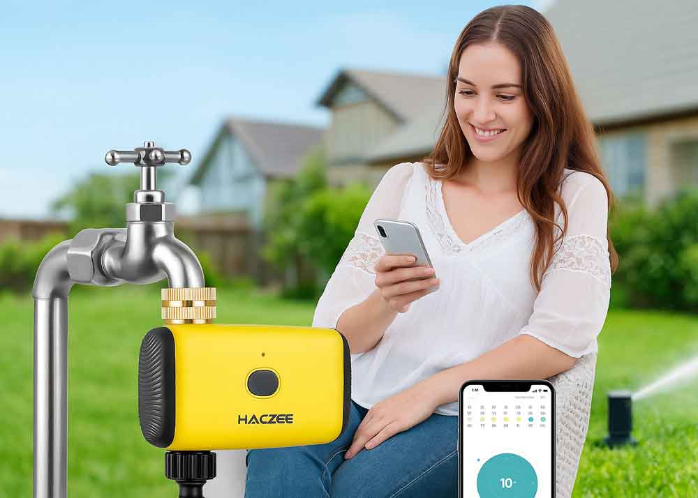 zmart Tuya スマート Zigbee 散水 タイマー 自動 点 滴灌漑 コントローラー スマートウォーター バルブ ガーデン 自動 散水 システム スマート散水 Zigbeeタイマー Tuya灌漑 自動水やり スマートバルブ 点滴灌漑 スマートウォーター 自動灌漑 システム制御 日本語説明書付き