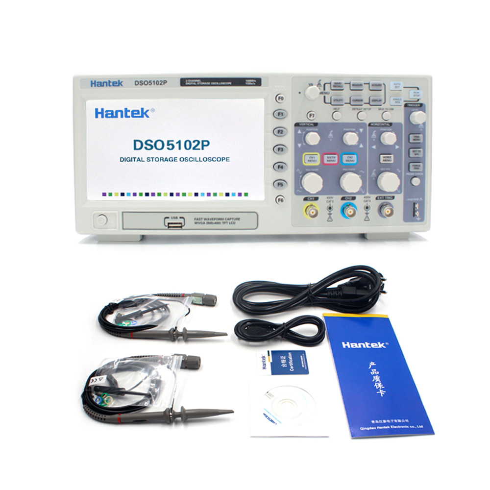 Hantek DSO5102P ǥ륪 100MHz 2ch 1GSa / s 쥳Ĺ40K USB 7 2ͥ ꥢ륿 ץ졼 USBۥȤӥǥХ³ 7