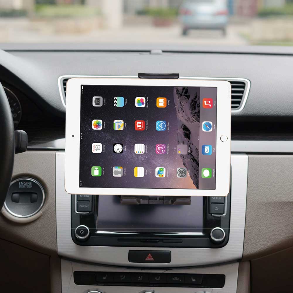 乐天商城 - 7 8 9 10 11 インチ タブレット CDマウント 自動車 ホルダー PC スタンド iPad 2 3 4 5 6 ギャラクシータブ 車 自動 ホルダー air12